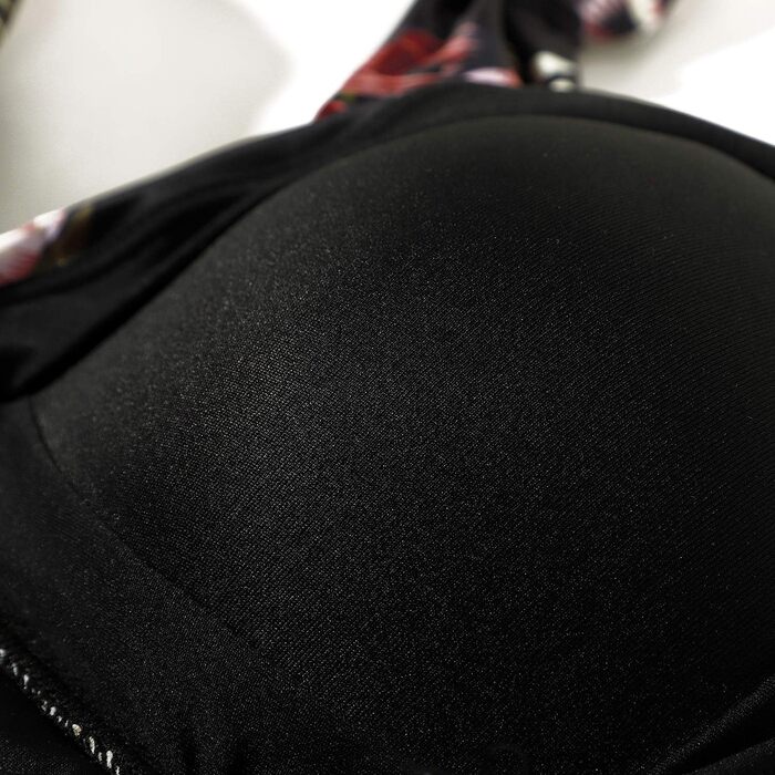 Світшот жіночий RXRXCOCO з рафтами, бавовняний, з V-подібним вирізом, push-up, одноцільний, відкритий на спині, з леопардовим принтом, чорний (XXL, чорний з квітами)