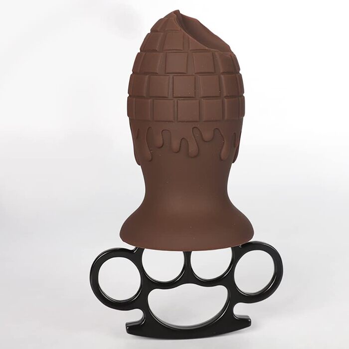 Анальний плагін NAIXBTY з силікону з вібрацією та пультом дистанційного керування для жінок та чоловіків, анальні розширювачі для початківців та досвідчених користувачів (L)