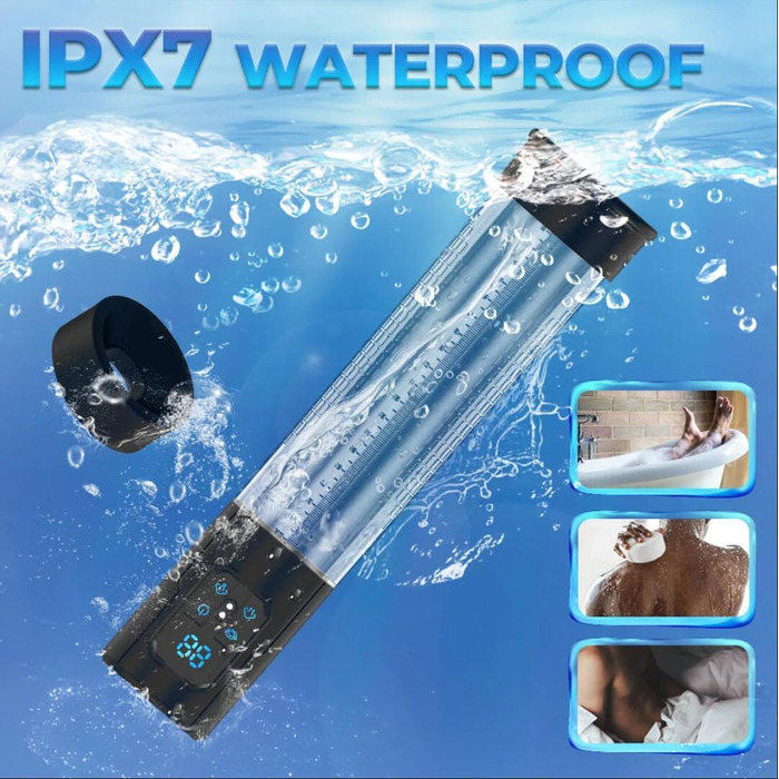 Електрична вакуумна помпа для збільшення статевого члена JFRong з 3 режимами тренування та 6 рівнями вакууму