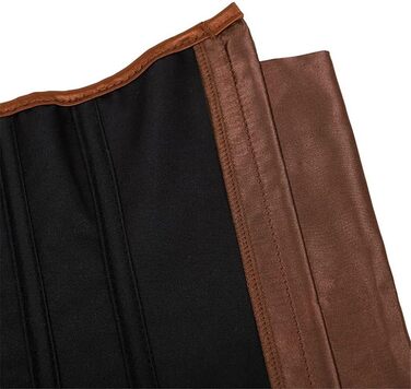 Корсет для жінок KUOSE - корсет-бра, фігурна спідниця, корсет для схуднення, великі розміри (30-32, коричневий)