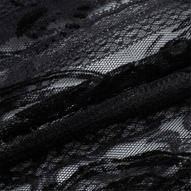 Чоловіча сорочка Deepsko з мереживом, прозора, літня, чорна