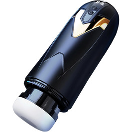 Електричний мастурбатор для чоловіків з 9-ю режимами, телескопічний, з 3D-реалістичним силіконом, стимулятор пеніса