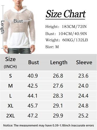 Чоловіча сітчаста сорочка AIEOE, прозора, для клубу, великий розмір XL, білий колір