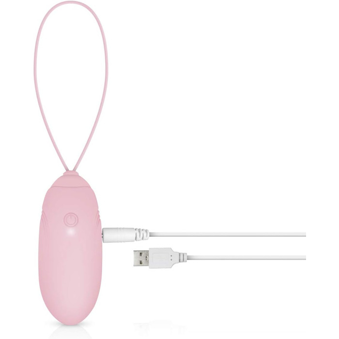 Вібраційний масажер LUV EGG з пультом керування - для пар та початківців. 10 режимів, водонепроникний, перезаряджається, зелений (рожевий)