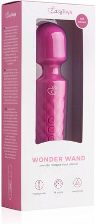 Масажер для тіла EasyToys Mini Wand-Vibrator (Рожевий)