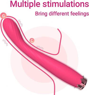 Вібратор для жінок Klitoris та G-точка, силіконовий кролик, 10 режимів вібрації, сексуальні іграшки для дорослих (рожевий)