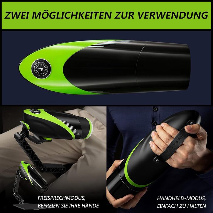 Електричний вібратор для чоловіків з 10 режимами, телескопічна функція та 10 вібрацій, нагрів 42°C, секс-іграшка