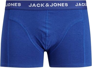 JACK & JONES труси боксерські чоловічі 7 шт. в наборі (синій, сірий, червоний, темно-синій, чорний)