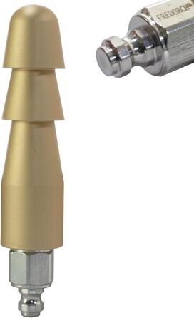 Металевий дилда Fredorch Sexmaschine (золото) - секс-іграшки для дорослих, чоловіків, жінок та пар