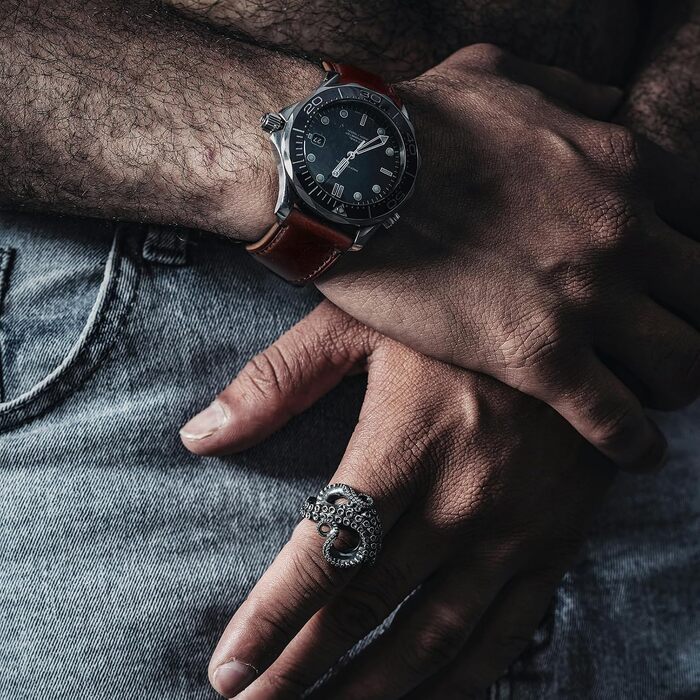 Ремінець для годинника Horween зі шкіри вінтажного стилю з системою швидкого вивільнення (Quick Release), 18 мм, коричневий