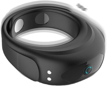 Вібруючий кільце для пеніса BeHorny - секс-іграшка для чоловіків, 10 режимів вібрації, для подовження та посилення ерекції, чорний