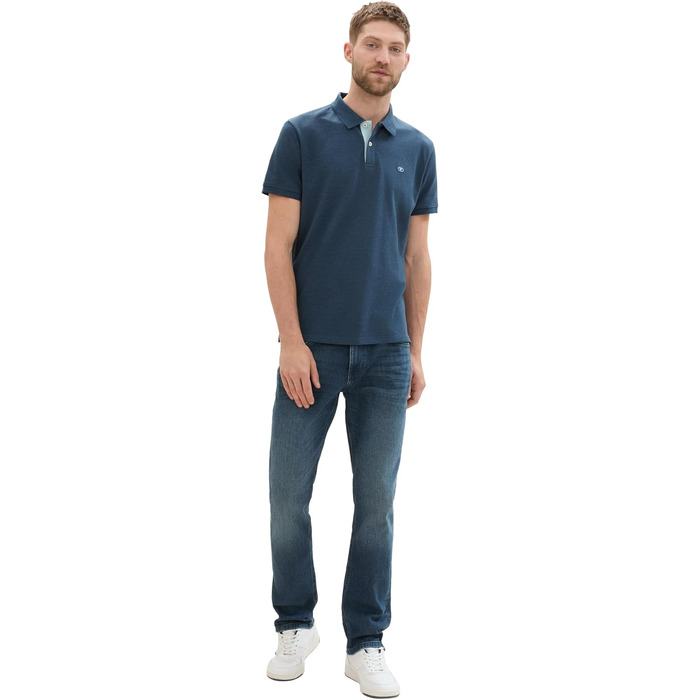 Чоловічі джинси Tom Tailor TTMARVIN Straight з еластичним стрейчем, колір Dark Stone Wash Denim, 32W/32L