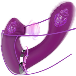 Вібратор G-Punkt 3 в 1: тихий, потужний, з 7 режимів та функцією імпульсу. Іграшка для дорослих з силікону для жінок та пар.