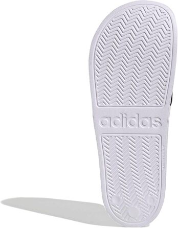 Чоловічі тапочки-шльопанці adidas Adilette Shower Velcro білі з чорним (розмір 46 EU)