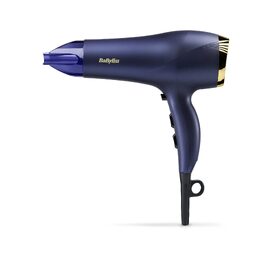 Професійний фен для волосся BaByliss Midnight Luxe 5781PE: потужність 2300 Вт, іонна технологія Anti-Frizz, 3 температурні та 2 швидкісні режими