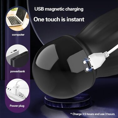 Електричний мастурбатор LZYLWC 3-в-1: 10 вібрацій та 10 режимів насосу для чоловіків. Тренажер для пеніса, секс-іграшка для соло