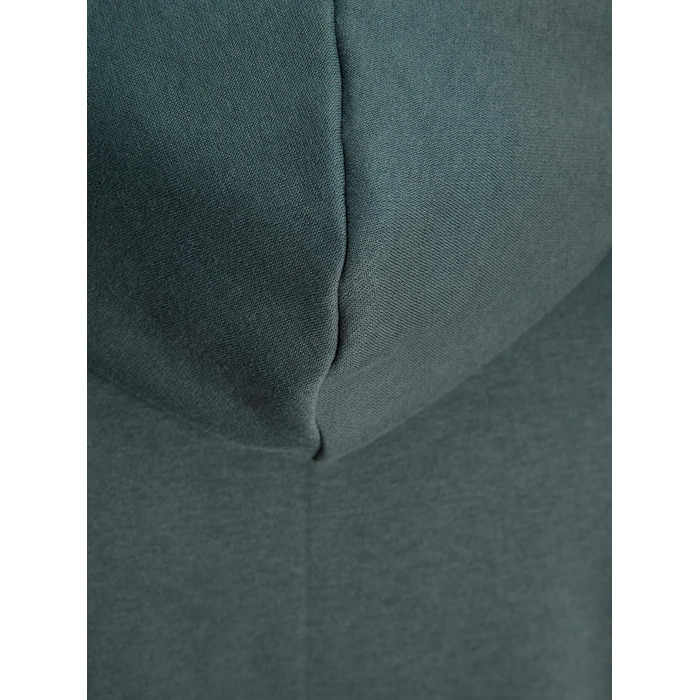 Чоловіча толстовка-худі на блискавці JACK & JONES JJEBRADEY Relaxed Fit, світло-сірий меланж (XXL, Turbulence)