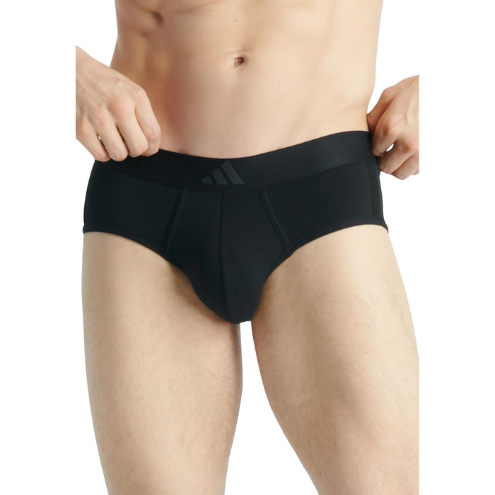 Труси чоловічі Adidas Basic 4 штуки в упаковці, чорний, розмір L