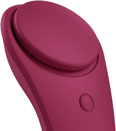 Вібратор Satisfyer Sexy Secret Connect App, 8,5 см: міні-вібратор з керуванням через додаток | Тихий, портативний | Для еротичної стимуляції