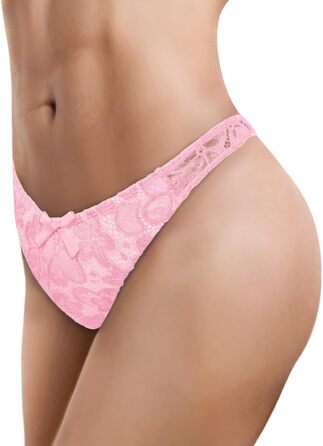 Танга LittleForBig Uniex Hipter lip Meh Blume для трансгендерів (Рожевий, 4XL)