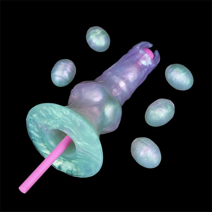 Анальний дилдо Axcroo з 5 кульками - анальний плаг, дилататор, іграшка для секса