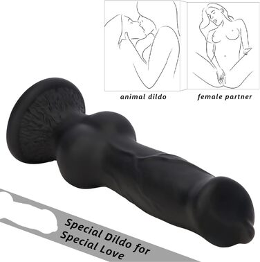 Анальний пробка-дилаттор у вигляді вовка Hrekssi з силікону (XS/S/M/L/XL) для масажу G-Spot та простати