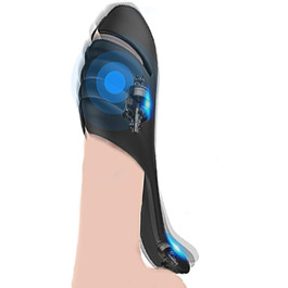 Мастурбатор для чоловіків ChicLSQ Penistrainer з 9 режимами вібрації, подвійний мотор, силікон