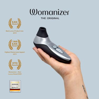 Womanizer Pro 40 - вібратор для клітора, 6 рівнів інтенсивності, вологостійкий, magenta/чорний