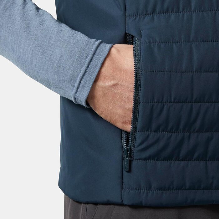 Чоловічий утеплений жилет Helly Hansen Crew Insulator Vest 2.0, темно-синій, розмір S
