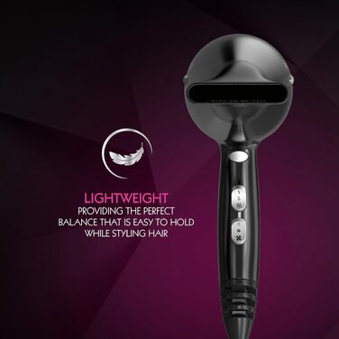 Фен для волосся WAHL Power Shine Dryer: 3 температурні та 2 швидкісні режими, функція холодного обдуву Cool Shot, швидке сушіння та стайлінг кучерів