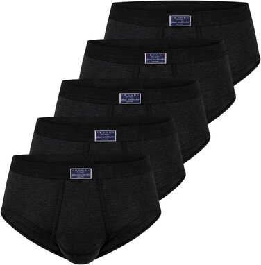 Чоловічі труси-боксери ESGE 5 шт. з тонкого джерсі, бавовна - спортивні та зручні, стійкі до деформації, легкі у догляді, без бічних швів, комфортний пояс, для щоденного використання, 3XL, чорний