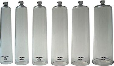 Вакуумний циліндр для збільшення статевого члена Mister B, 7,9 x 22,9 см, прозорий (1 шт.)