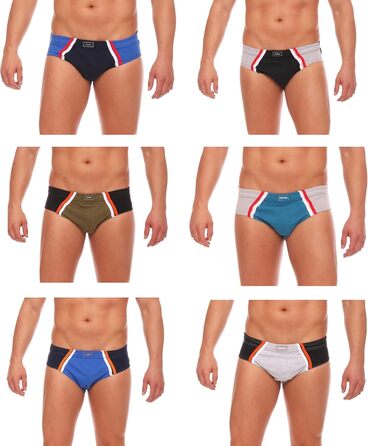 Спортивні труси чоловічі без шва, 6 шт. від Cocain - 100% бавовна, розміри M-7XL