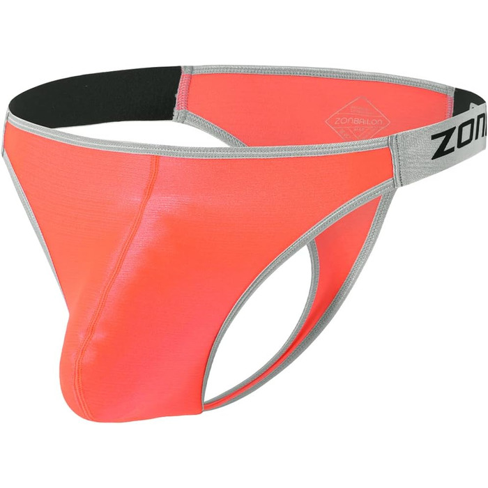 Чоловіча трусика-танга BIATWOWR з м'якої та зручної тканини (Оранжевий, XL)