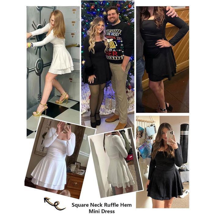 Чорне міні-плаття з довгим рукавом, облягаюче, на вечірку/коктейль, для клубу, розмір M