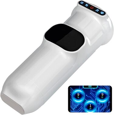 Електричний мастурбатор для чоловіків: чаша для мастурбації з 9 вібрацій та 9 режимів насосу | Інтимна іграшка для чоловіків