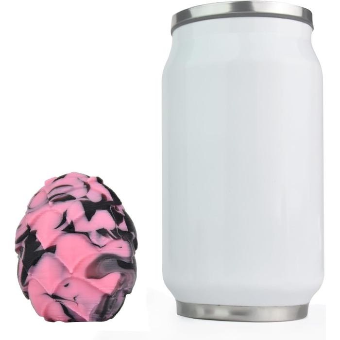 Анальні та вагінальні стимулятори-кульки Liebeskugeln Alien Sporen, Platinum Silicone, 3 шт. (рожевий, чорний)