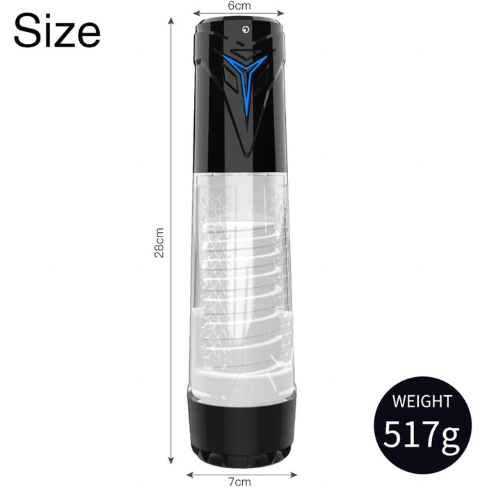 Електричний масажер для чоловіків – стимулятор пеніса з режимами всмоктування. Іграшка для дорослих