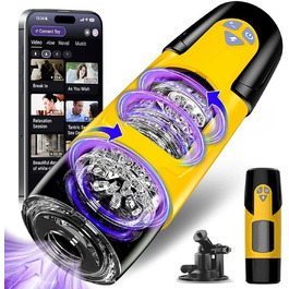 Автоматичний чоловічий мастурбатор ChicLSQ - секс-іграшка для чоловіків, 7 режимів, з вікном та присоскою