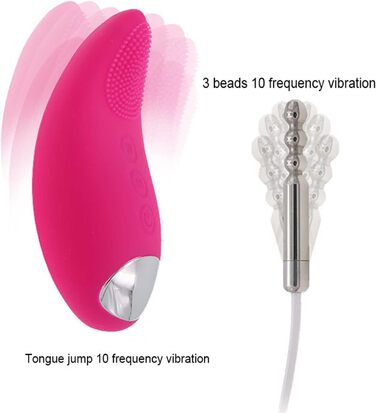 Вібратор для чоловіків PQKuss з нержавіючої сталі, водонепроникний, для масажу простати, 10 частот, фіолетовий