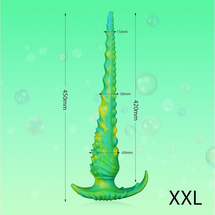 Анальний дилдо BDSMJOY Tentakel Monster XXL для пар - екстремальна сексуальна іграшка