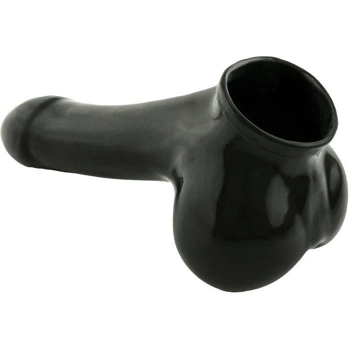 Чохол для пеніса з латексу M - 13 см, чорний, виготовлено в Німеччині