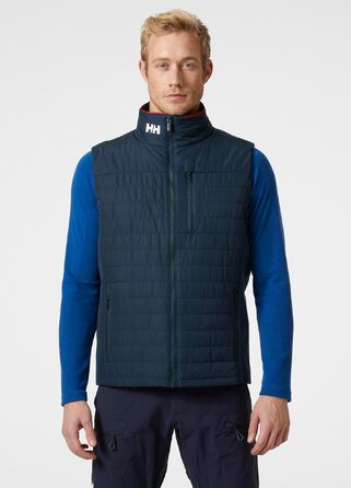 Чоловічий утеплений жилет Helly Hansen Crew Insulator Vest 2.0, темно-синій, розмір S