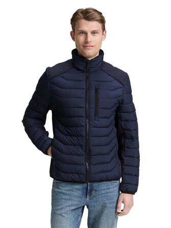 Чоловіча легка гібридна стібана куртка TOM TAILOR 1048127, колір Sky Captain Blue, розмір 3XL