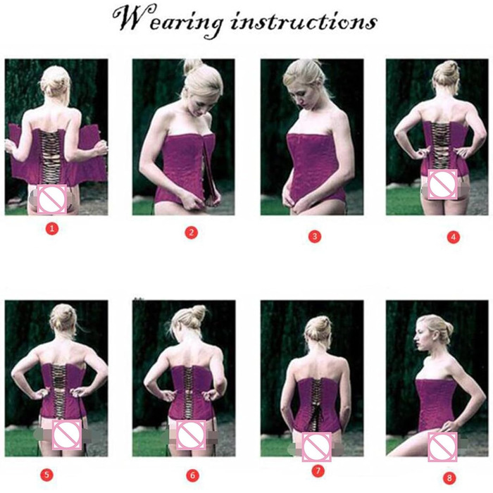 Корсет Daen Korsett для талії, корсет-формувач, корсет з шнурівкою, готичний стиль, вінтаж, білий (L)