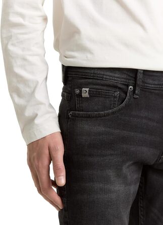 Чоловічі джинси Tom Tailor Denim Piers Slim Fit, чорні (34W / 30L)