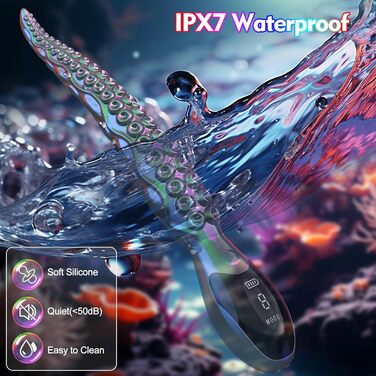 Вібратор для жінок з G-точкою, 9 режимів вібрації та LCD-дисплеєм, комплект