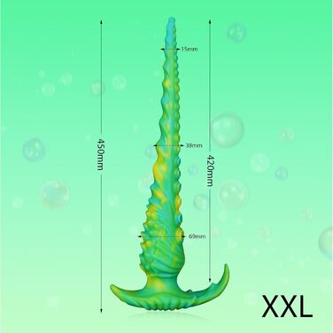Анальний дилдо BDSMJOY Tentakel Monster XXL для пар - екстремальна сексуальна іграшка