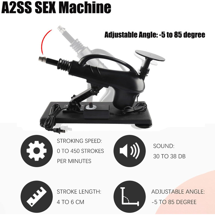 Автоматизований секс-іграшка Fredorch Neue Upgrad Sexmachine з 3 XLR роз'ємами, регульована швидкість, аксесуари для дорослих, дildo, пеньс