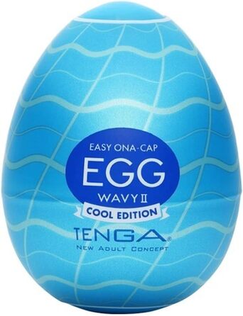 TENGA EGG Easy Beat - чоловічий мастурбатор з 6 внутрішніми структурами та 6 одноразовими оболонками (Classic)